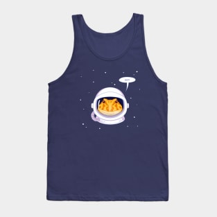 Albino Pacman Frog, Space Theme! Astronaut Pacman Frog Tank Top